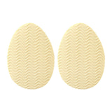 Maxbell 3xNon Slip Shoe Pads Self Adhesive Rubber for High Heels Round Head Apricot