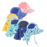 Maxbell Fisherman Caps Anti UV Girls Fishing Soft Hiking Baby Bucket Hat Sun Hats Pink