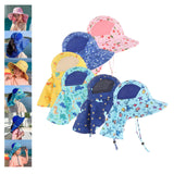 Maxbell Fisherman Caps Anti UV Girls Fishing Soft Hiking Baby Bucket Hat Sun Hats Pink