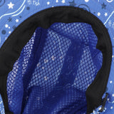 Maxbell Fisherman Caps Anti UV Girls Fishing Soft Hiking Baby Bucket Hat Sun Hats Star Blue