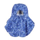 Maxbell Fisherman Caps Anti UV Girls Fishing Soft Hiking Baby Bucket Hat Sun Hats Star Blue