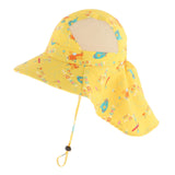 Maxbell Fisherman Caps Anti UV Girls Fishing Soft Hiking Baby Bucket Hat Sun Hats Yellow