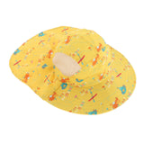 Maxbell Fisherman Caps Anti UV Girls Fishing Soft Hiking Baby Bucket Hat Sun Hats Yellow