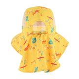 Maxbell Fisherman Caps Anti UV Girls Fishing Soft Hiking Baby Bucket Hat Sun Hats Yellow