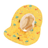 Maxbell Fisherman Caps Anti UV Girls Fishing Soft Hiking Baby Bucket Hat Sun Hats Yellow
