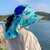 Maxbell Fisherman Caps Anti UV Girls Fishing Soft Hiking Baby Bucket Hat Sun Hats Green
