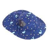 Maxbell Fisherman Caps Anti UV Girls Fishing Soft Hiking Baby Bucket Hat Sun Hats Shark Blue
