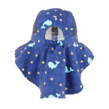 Maxbell Fisherman Caps Anti UV Girls Fishing Soft Hiking Baby Bucket Hat Sun Hats Shark Blue