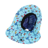 Maxbell Fisherman Caps Anti UV Girls Fishing Soft Hiking Baby Bucket Hat Sun Hats Fish Blue