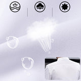 Maxbell 2xChef Jacket Short Sleeve Cooking Clothes Simple Chef Coat for Restaurant White M