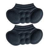 Maxbell Maxbell 2x Heel Grips Liner Protectors Pads for Men and Women Big Shoes Navy Blue