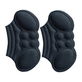 Maxbell Maxbell 2x Heel Grips Liner Protectors Pads for Men and Women Big Shoes Navy Blue