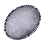 Maxbell 2xWestern Cowboy Buckles for 38mm Belt DIY Replacement Silver