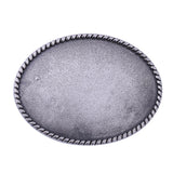 Maxbell 6xWestern Cowboy Buckles for 38mm Belt DIY Replacement Silver