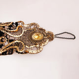 Maxbell 4xLace Bracelet Wrist Cosplay Handmade Lace up Gloves Costume for Party Girls