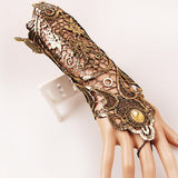 Maxbell 5xLace Bracelet Wrist Cosplay Handmade Lace up Gloves Costume for Party Girls