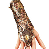 Maxbell 4xLace Bracelet Wrist Cosplay Handmade Lace up Gloves Costume for Party Girls