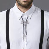 Maxbell 3xGoat Western Bolo Tie Cowboy Necktie Costume Men Women Silver