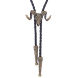Maxbell 5xGoat Western Bolo Tie Cowboy Necktie Costume Men Women Bronze