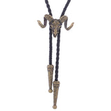 Maxbell 3xGoat Western Bolo Tie Cowboy Necktie Costume Men Women Bronze