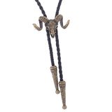Maxbell 3xGoat Western Bolo Tie Cowboy Necktie Costume Men Women Bronze