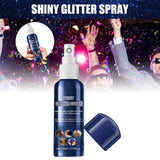 Maxbell 4xHair Body Glitter Spray Non Greasy Long Lasting for Party Clothes Halloween