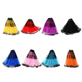 Maxbell 2xClassical Ballroom Dance Skirt Clothing Big Swing Spanish Skirts Dancewear Yellow