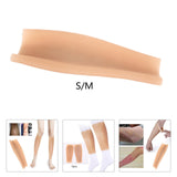Maxbell 2xRealistic Silicone Beautiful Leg Wearable Leg Enhance Shaper for Thin Legs S 150g