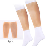 Maxbell 2xRealistic Silicone Beautiful Leg Wearable Leg Enhance Shaper for Thin Legs S 150g