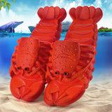 Maxbell 3xLobster Slippers Funny Animal Fish Slippers Lobster Flops Cute Creative EUR 42 43