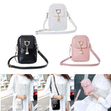 Mini Crossbody Phone Bag Ladies Handbag Shoulder Bag Wallet Coin Purse White