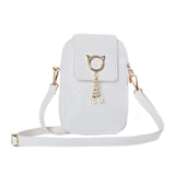 Mini Crossbody Phone Bag Ladies Handbag Shoulder Bag Wallet Coin Purse White