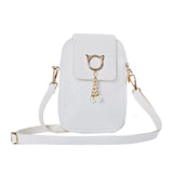 Mini Crossbody Phone Bag Ladies Handbag Shoulder Bag Wallet Coin Purse White