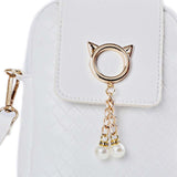 Mini Crossbody Phone Bag Ladies Handbag Shoulder Bag Wallet Coin Purse White