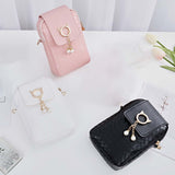 Mini Crossbody Phone Bag Ladies Handbag Shoulder Bag Wallet Coin Purse White