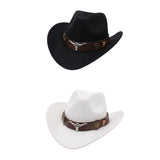 Max Casual Cowboy Hat Costume Cosplay Sun Protection Hat Summer for Hiking