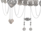 Maxbell 5xFashion Women Waist Chain Belly Dance Belt Costume Tassels Girls Alloy Silver