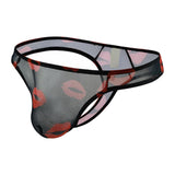Maxbell Mens Panties Breathable Elastic G String Mesh Pouch Quick Drying Summer