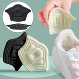 Maxbell Maxbell 2x Comfort Heel Cushion Pads Adjustable Soft for Shoes Too Big Women and Men Black 5mm