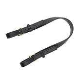 Maxbell 6xLeather Bag Strap DIY Detachable Adjustable Bag Handle Replacement 2cm Wide Black