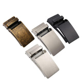 Maxbell 3xRectangle Automatic Buckle for 30-31mm Belt Men Pants Belt Buckles Belt Head Black