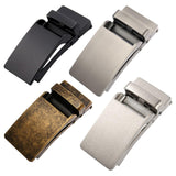 Maxbell 4xRectangle Automatic Buckle for 30-31mm Belt Men Pants Belt Buckles Belt Head Black