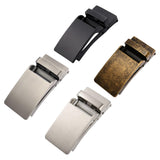 Maxbell 3xRectangle Automatic Buckle for 30-31mm Belt Men Pants Belt Buckles Belt Head Black