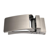Maxbell 5xRectangle Automatic Buckle for 30-31mm Belt Men Pants Belt Buckles Belt Head Matte Silver