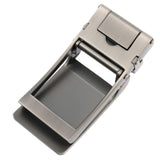 Maxbell 3xRectangle Automatic Buckle for 30-31mm Belt Men Pants Belt Buckles Belt Head Matte Silver