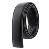 Maxbell 5xLeather Men Belt No Buckle for DIY Craft Projects Automatic Ratchet Buckles