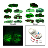 Maxbell 7x Luminous Shoes Charms Party Clothing Jewelry Decor Girls Women Style D