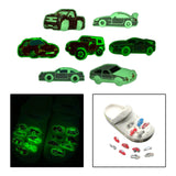 Maxbell 7x Luminous Shoes Charms Party Clothing Jewelry Decor Girls Women Style D