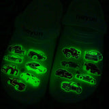 Maxbell 7x Luminous Shoes Charms Party Clothing Jewelry Decor Girls Women Style I