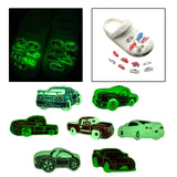 Maxbell 7x Luminous Shoes Charms Party Clothing Jewelry Decor Girls Women Style I